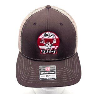 Richardson 112 Trucker Hat Cap 10 2 4 Ranch Commerce TX Snapback Dr Pepper Style